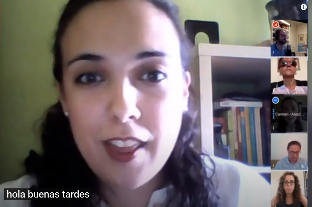 Screenshot of Yolanda and other speakers 